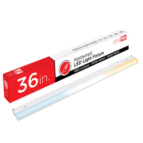 UltraPro 36-inch under-cabinet light delivers even diffused LED illumination for countertops.