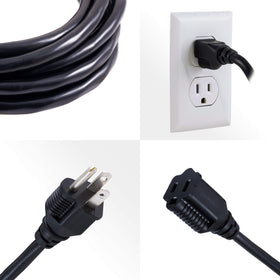 UltraPro outdoor extension cord 40 ft in-use lights outdoors for patio