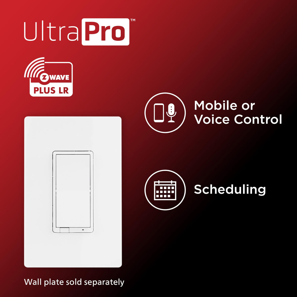 UltraPro Z-Wave LR 3-way setup for multi-location control.