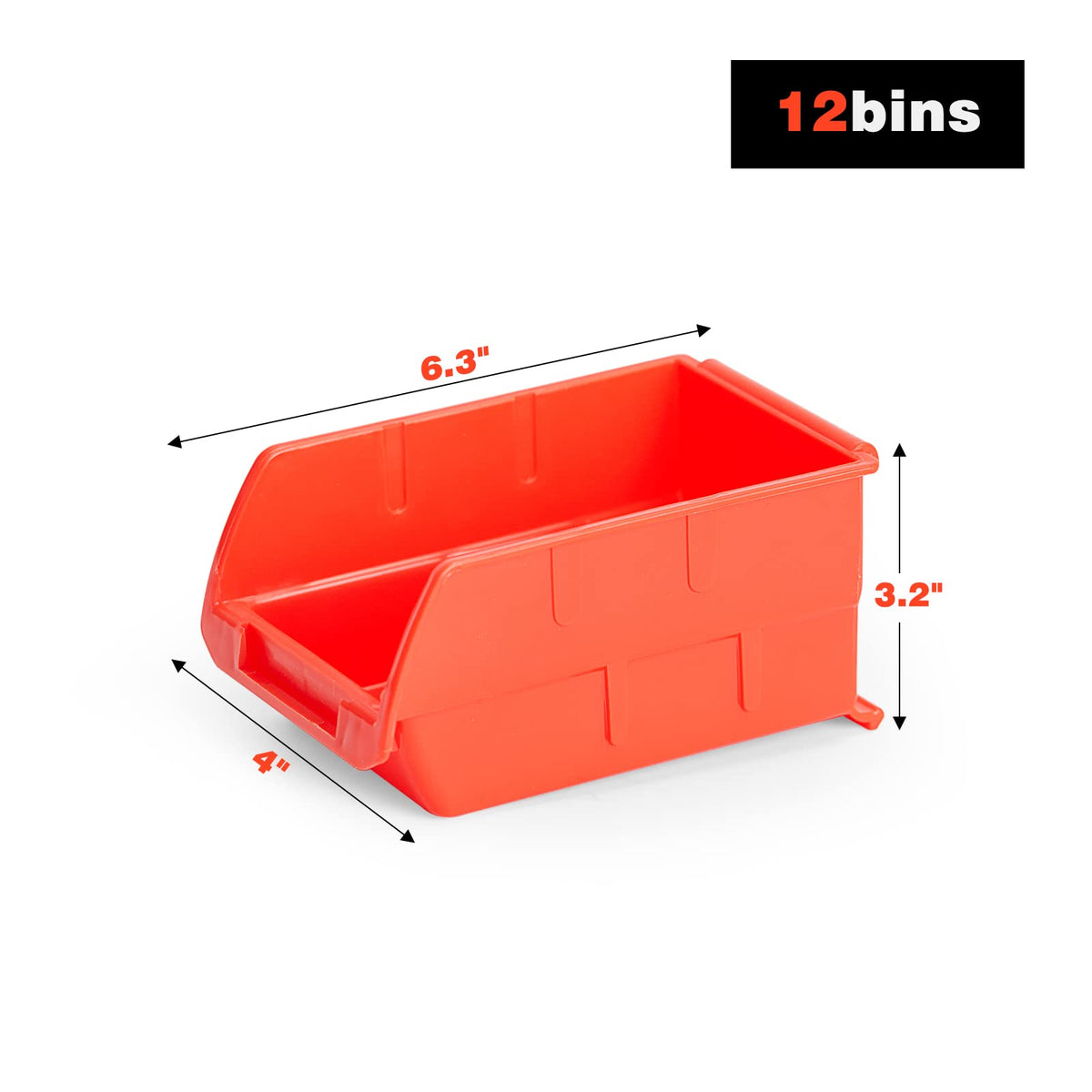 Ultrawall bins in use sorting screws and bolts for easy access