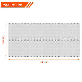 Ultrawall pegboard tool storage closeup highlights durable powder-coated finish