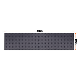 Ultrawall powder-coated steel pegboard resists rust for lasting use.