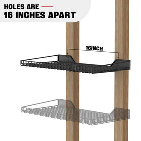 Ultrawall Safe Edge design shelves keeping items secure during use.