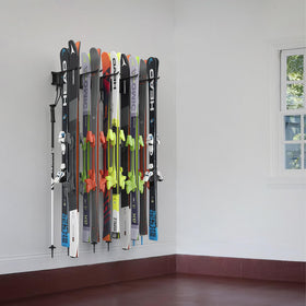 Ultrawall Ski Rack supports up to 300 pounds for reliable storage