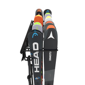 Ultrawall Ski Rack includes rubber sleeves to protect ski edges