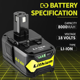 Ultraxxis 18V P102 battery for versatile cordless tool use