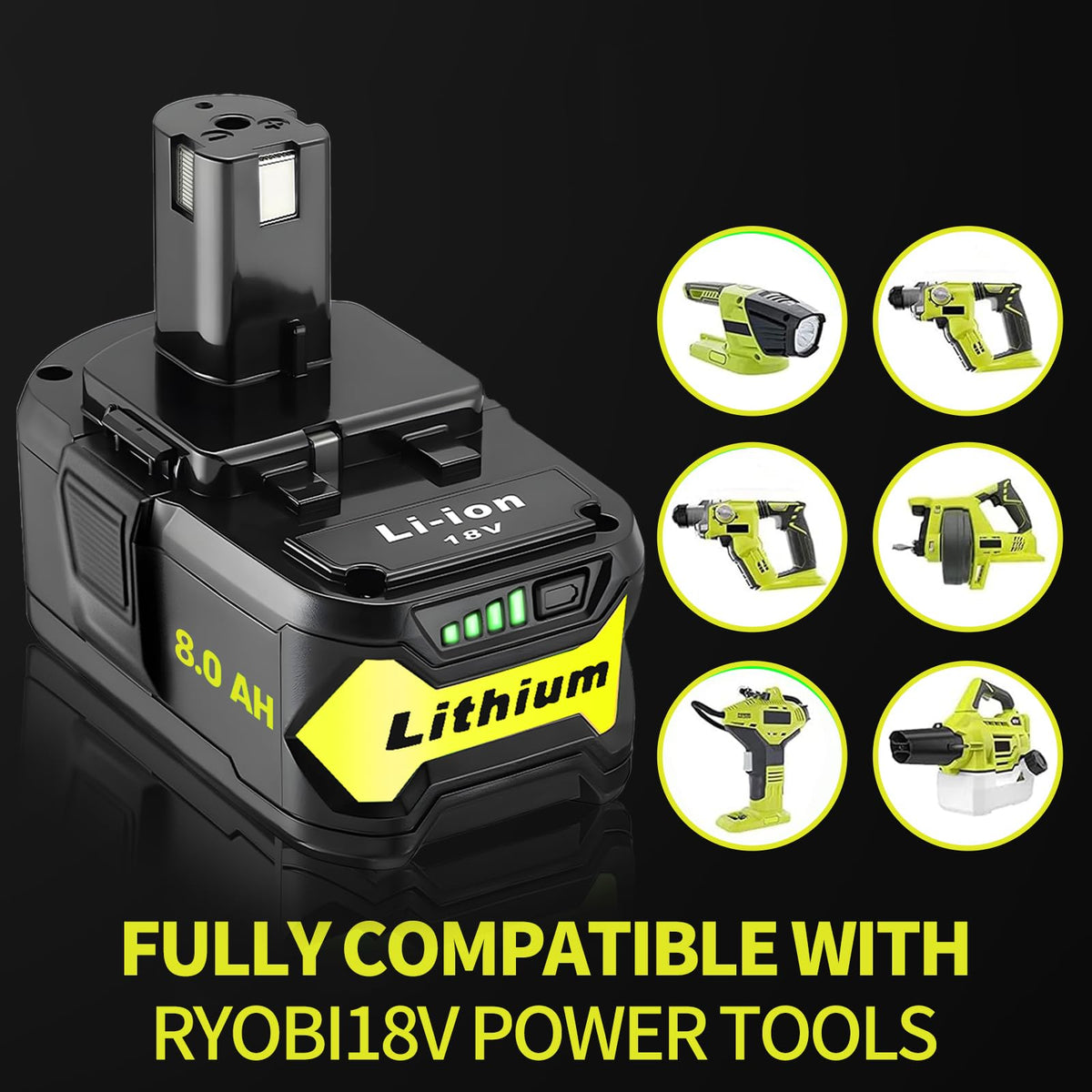 Ultraxxis 18V P109 battery ideal for on-site work
