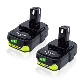 Ultraxxis two-pack 3.0Ah battery front view for extended cordless use.