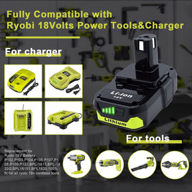 Ultraxxis battery with over-charge and over-heat protection icons.