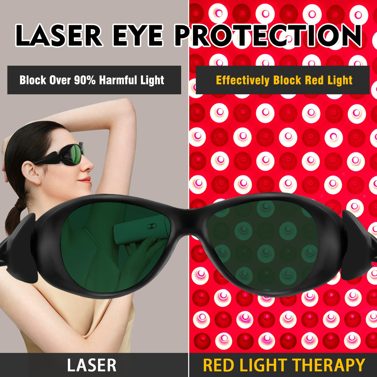 ULTREMA IPL glasses side angle demonstrating lightweight comfort and secure fit