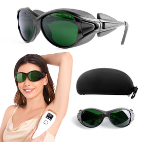 ULTREMA laser safety glasses front view for broad-spectrum protection during laser treatments