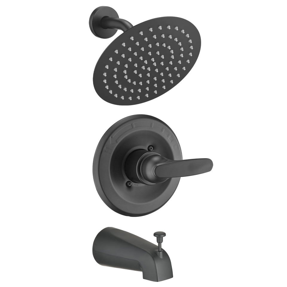 Ultrimkit 8-inch rain shower head delivering broad coverage for a spa-like rinse