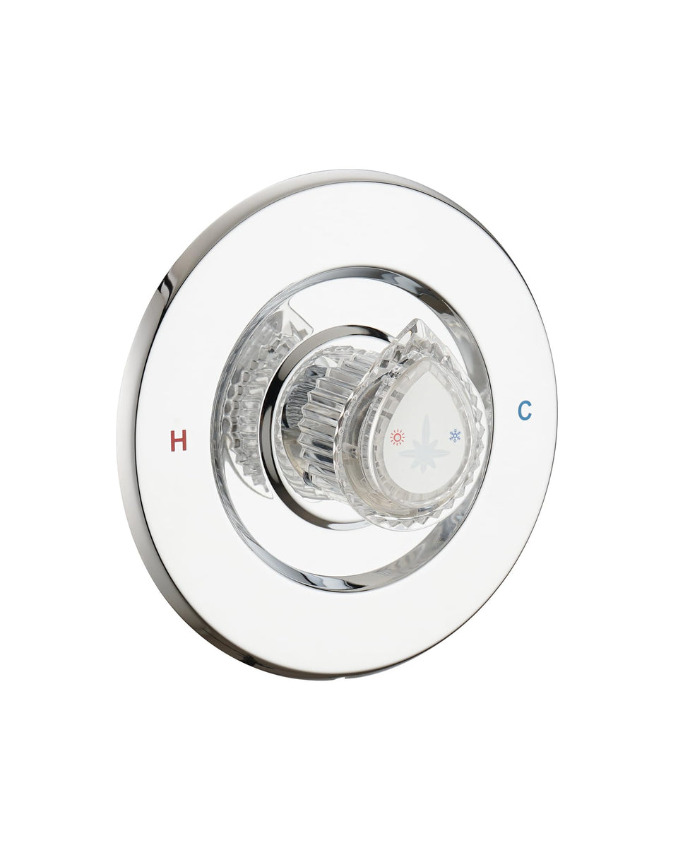 Ultrimkit shower trim compatible with Moen Chateau in chrome finish.