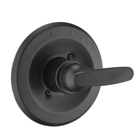 Ultrimkit Delta-compatible shower trim kit in matte black with sleek finish