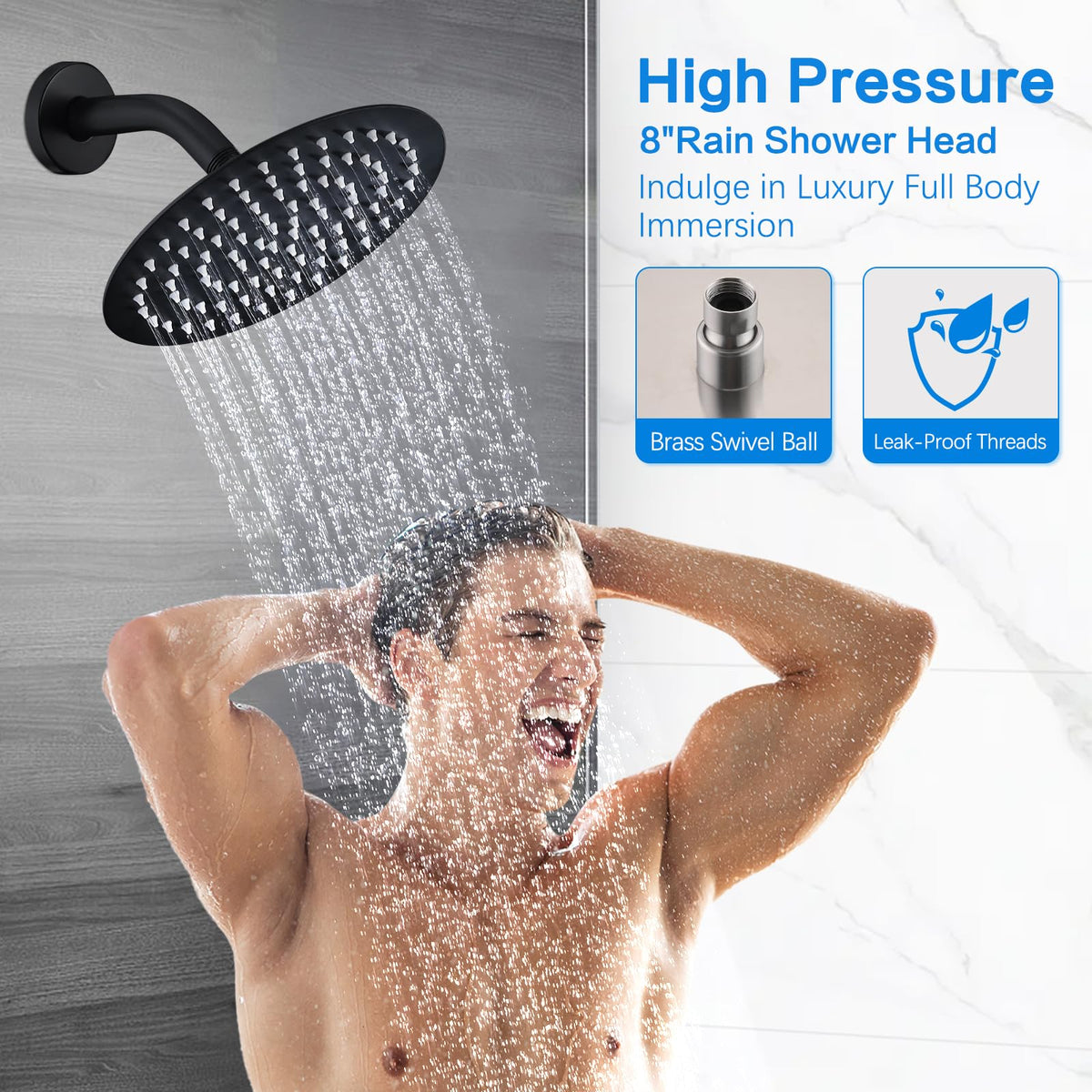 Ultrimkit shower trim kit completes Moen-style remodel with a modern matte black finish.