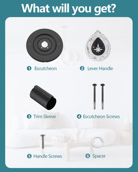Ultrimkit shower trim package image confirms a complete kit for a quick update