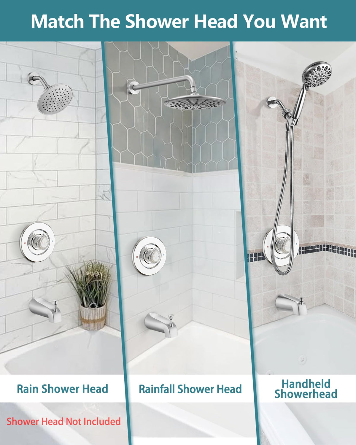 Compatibility with Moen Chateau valve for a seamless retrofit.