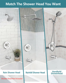 Compatibility with Moen Chateau valve for a seamless retrofit.