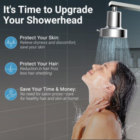 UltrTxenova brass swivel angle adjustment enables a personalized shower experience