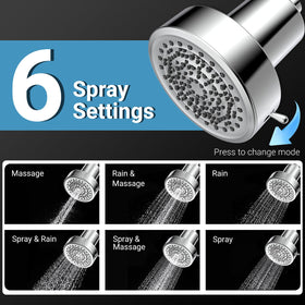 UltrTxenova tool free installation fits standard shower arms