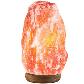 UMAID Himalayan Salt Lamp 8-10 inch casts warm pink glow for any room