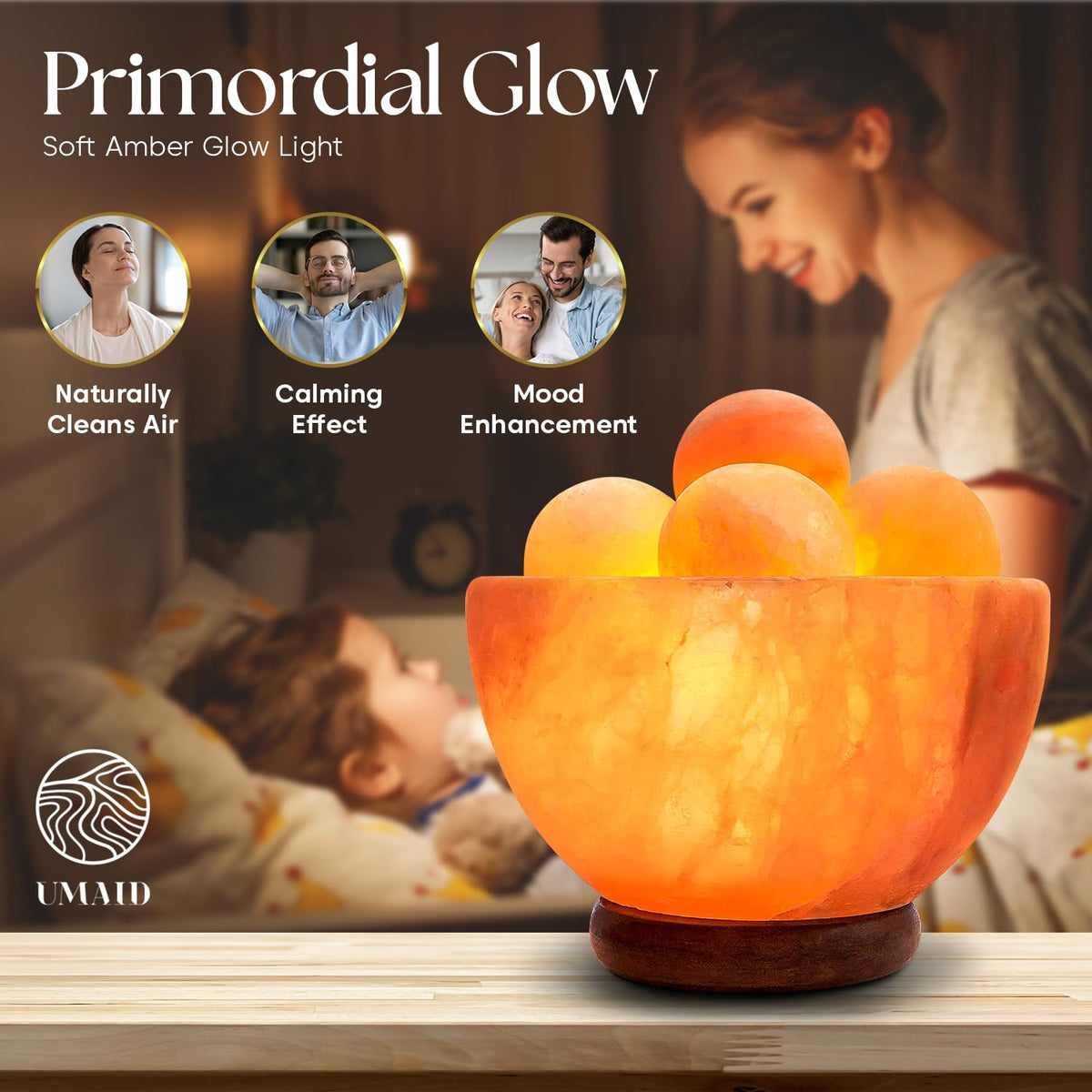 Perfect for bedroom or office decor with spa-like atmosphere.