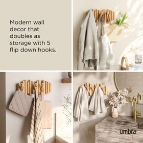 Umbra Picket wall hook system blends durability with minimalist style.