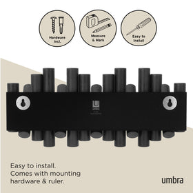 Umbra Picket entryway installation blends with modern decor.