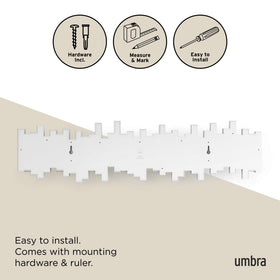 Umbra Sticks durable recycled plastic construction supports daily use.