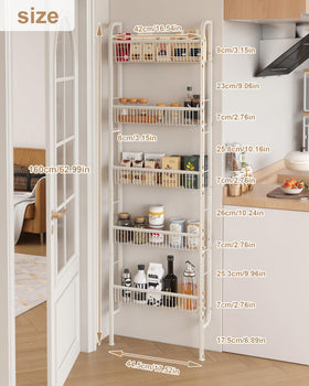 UMDONX Narrow over-the-door rack; ideal for compact bathrooms and door-space optimization.