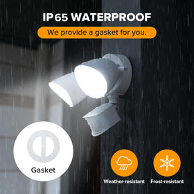 UME 5000K daylight flood lights offer bright, natural outdoor lighting