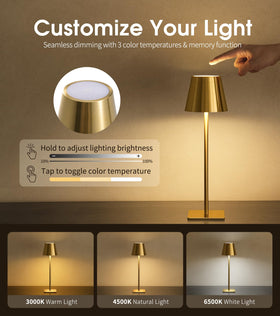 UME frosted shade softens light to reduce desk glare