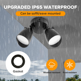 UME LED 32W floodlight delivering bright daylight-white illumination up to 2500 lumens.