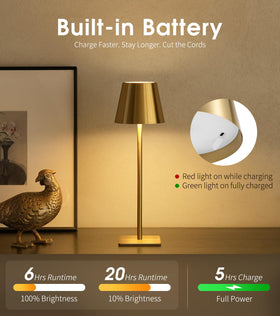 UME portable cordless design lets you place lamps anywhere for flexible lighting
