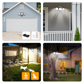 UME Solar Outdoor Lights two pack for flexible placement across spaces.