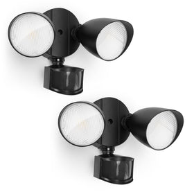 UME two pack 32W LED security light front view enhances porch visibility.