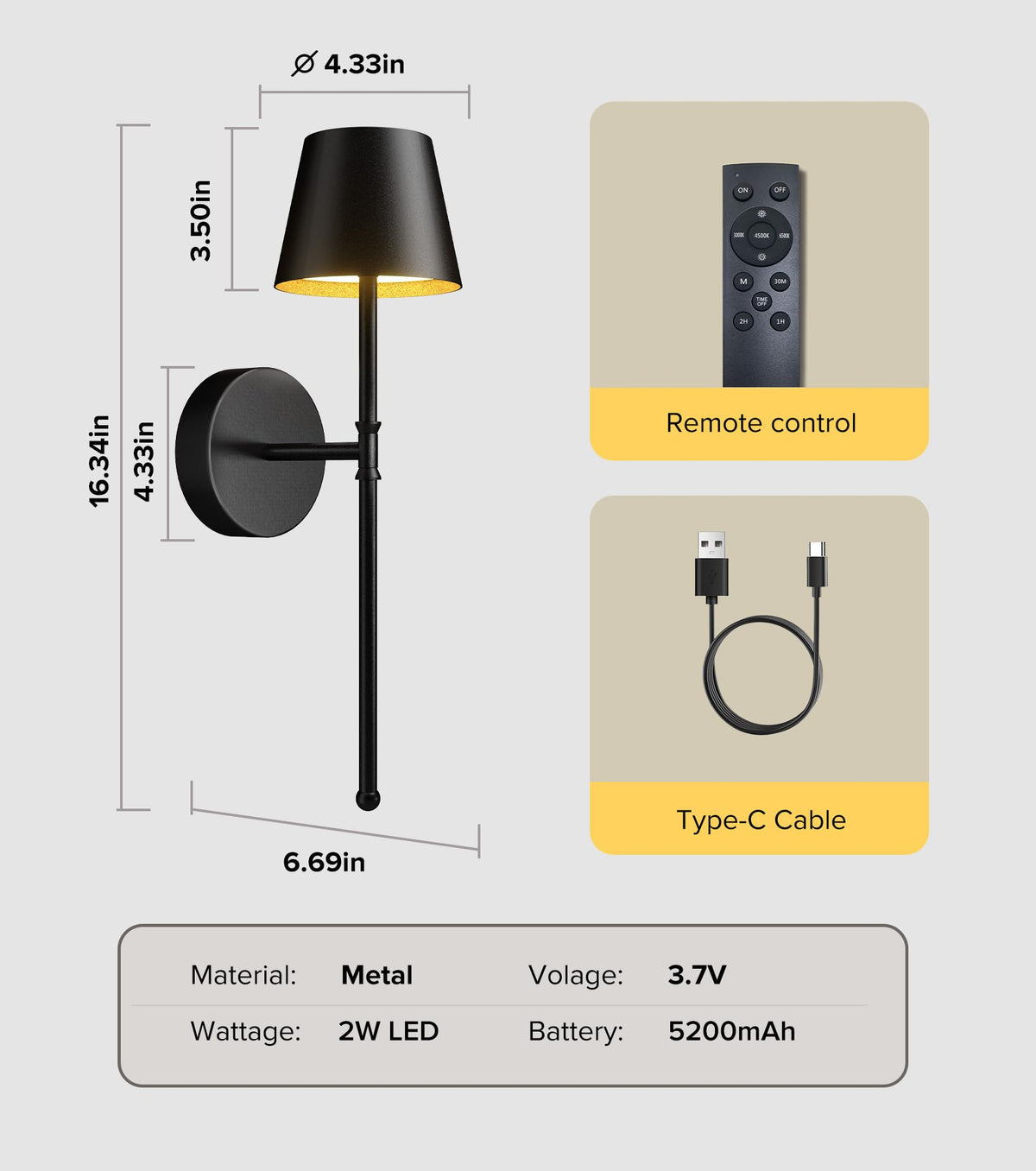 Soft acrylic diffuser on UME sconces for eye-friendly light.