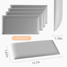 Four-pack mounted on wall demonstrating quick setup and decorative impact