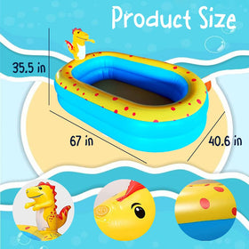 UMEELR backyard water play setup ready for kids and family