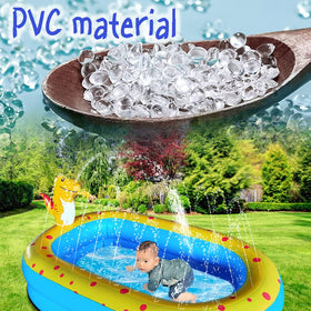 UMEELR easy inflate and hose connection for sprinkler play