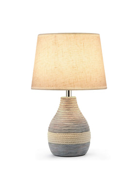 UMEXUS 13-inch cordless table lamp base in ceramic for flexible placement and ambient lighting.