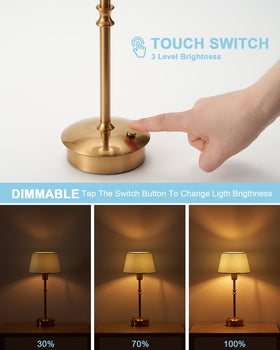UMEXUS compact table lamp ideal for small side tables, restaurants, or travel.