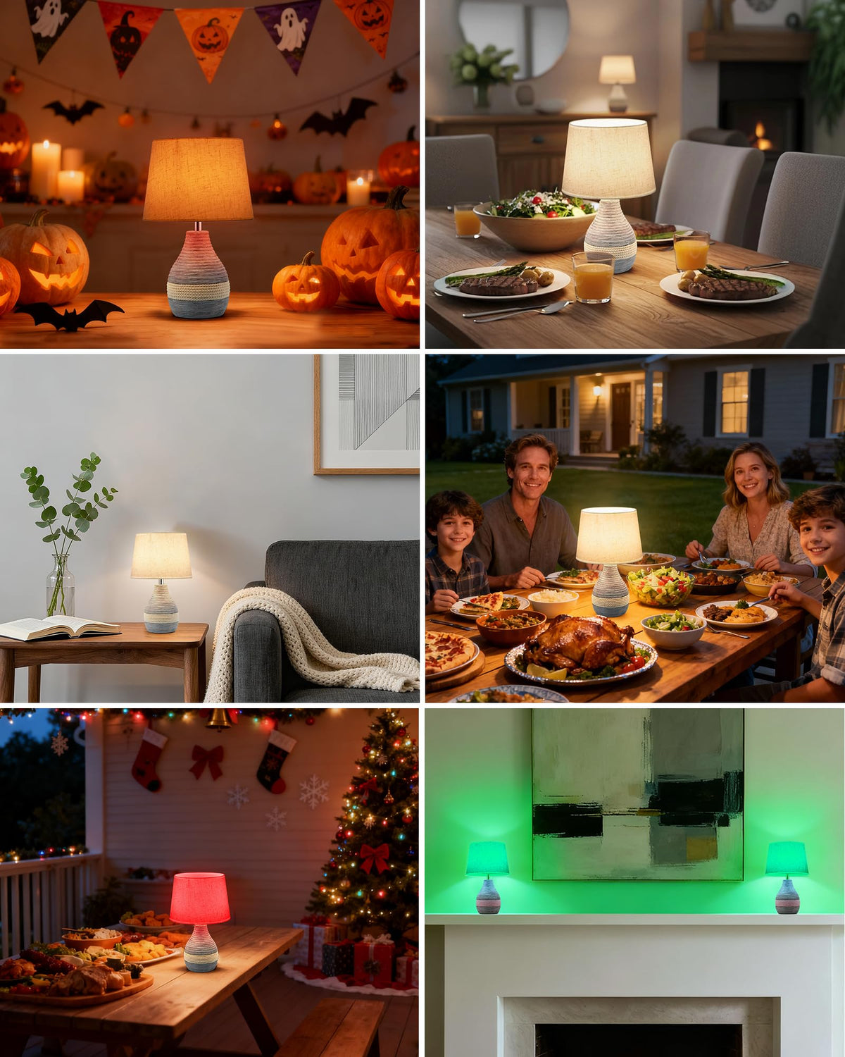 UMEXUS cordless lamp suitable for patios, desks, and living rooms.