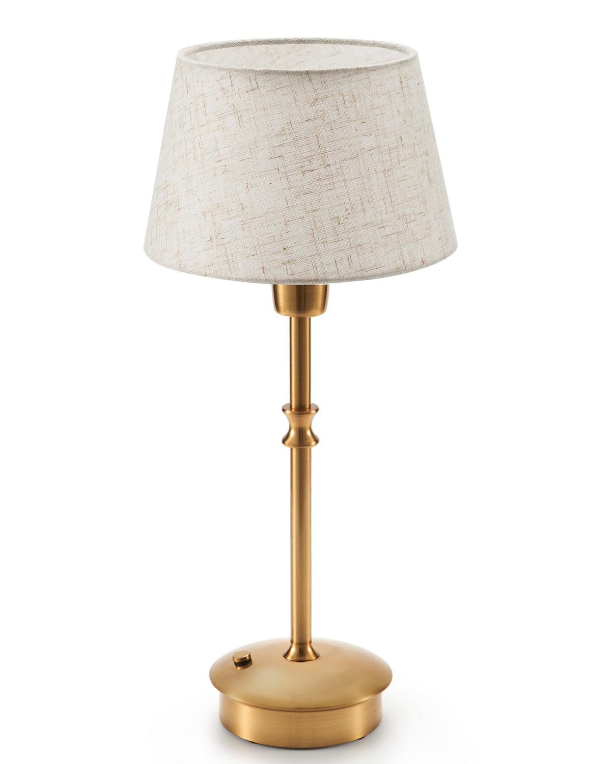 UMEXUS cordless lamp with fabric shade for versatile spaces