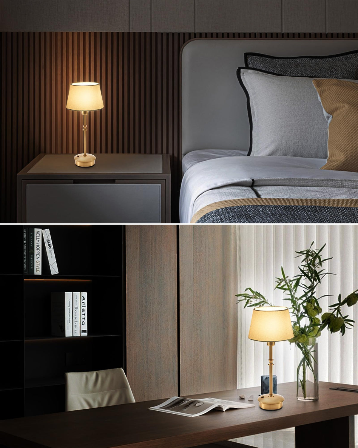 UMEXUS rechargeable lamp delivers long battery life for dinners, reading, or outdoor gatherings.