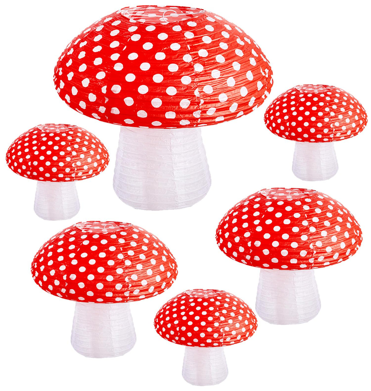 Umgozrz mushroom lantern 14in large glow enhances fairy-tale decor