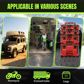 UMIRO motorcycle ATV UTV securing strap in action