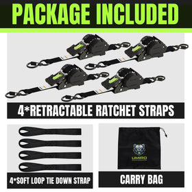 UMIRO strap secures a motorcycle for highway transport.