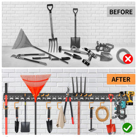 Unaikoo heavy-duty alloy steel construction for durable garage storage