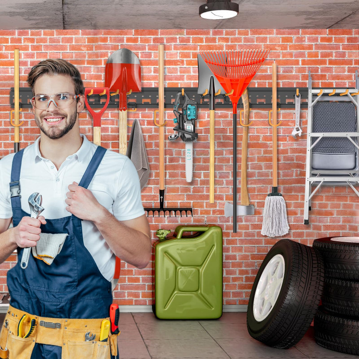 Unaikoo organized garage and shed space for a tidier workspace
